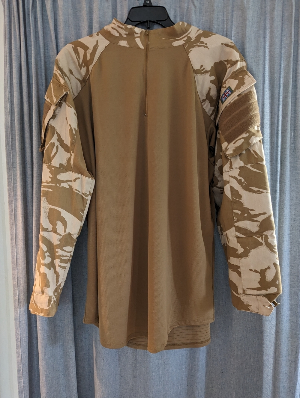 Under Body Armour Combat Shirt Hot Weather XXL Beige Brown Camo Army UK